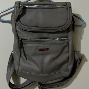 Rosetti Grey Backpack Purse